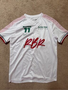 Sergio Perez #11 White Performance Tee